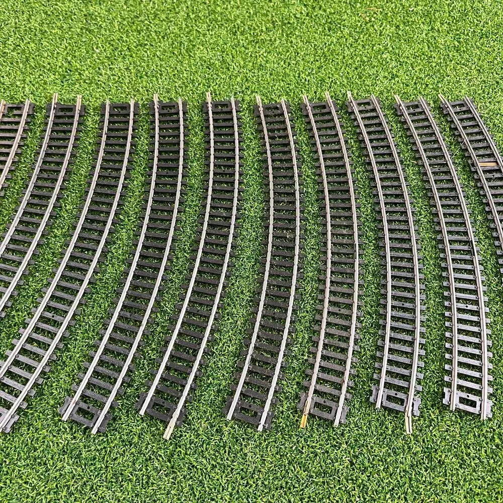 Vintage Model Train Curved Tracks HO Scale Railway Layout
